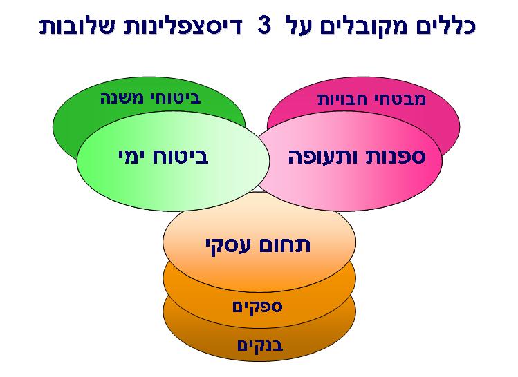3 דיסצפלינות 3 דיסצפלינות